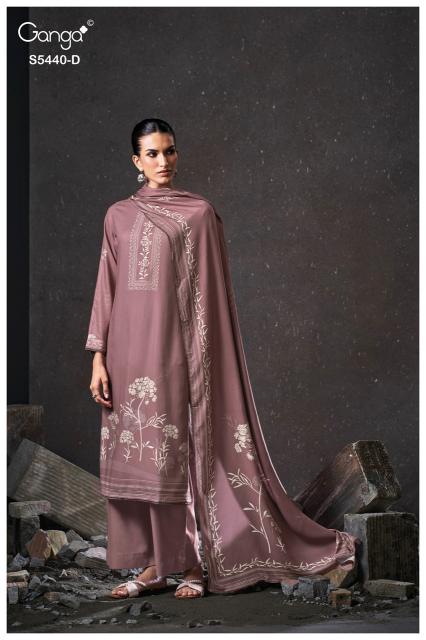 Ganga preisna 5440 bandini dress material wholesale